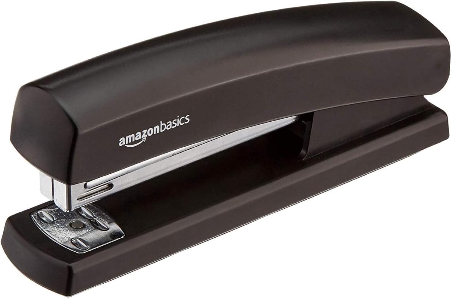 Basics Stapler with 1000 Staples, Matte Black