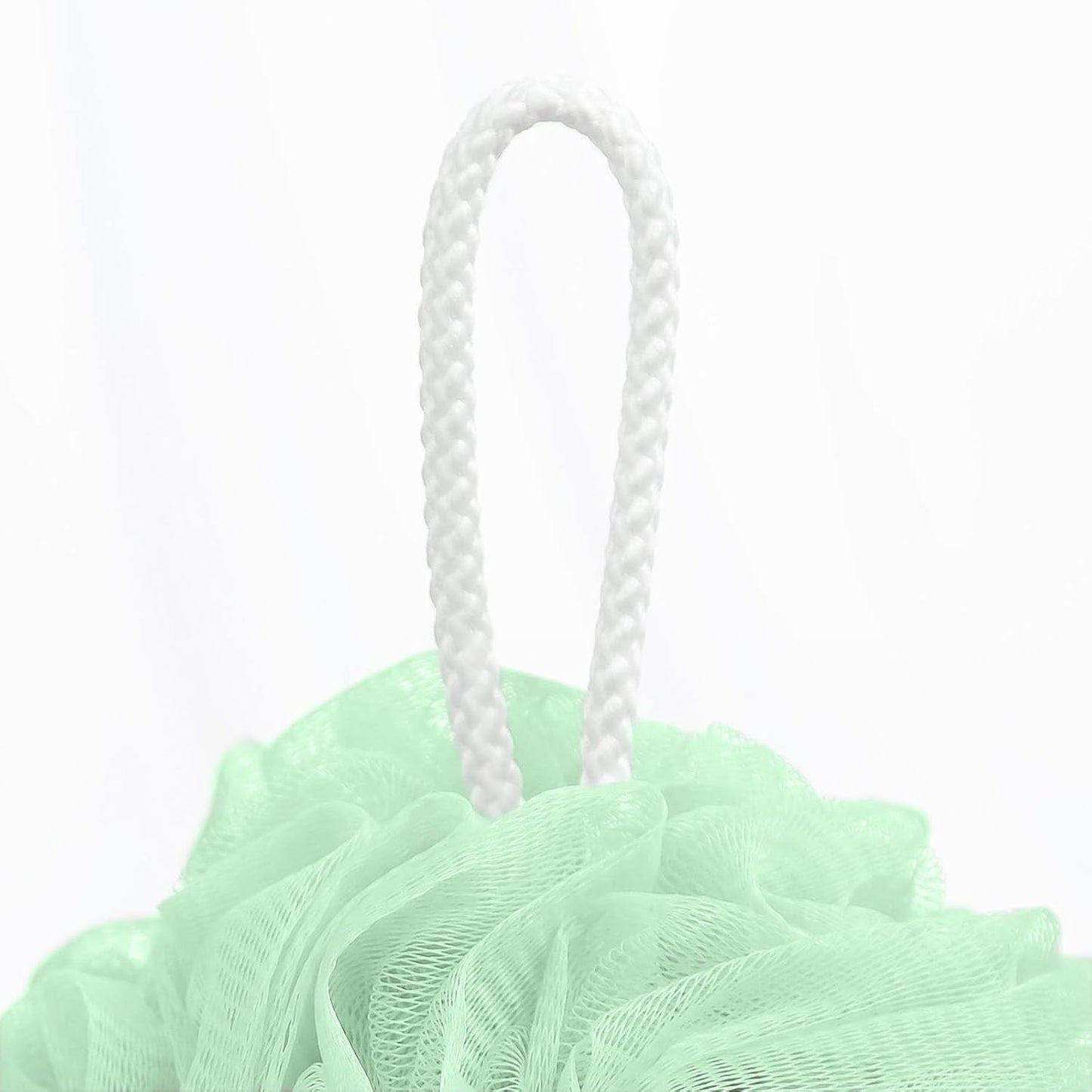 Tbestmax 4 Pack Mesh Pouf Bath Sponge - Mesh Loofah Body Exfoliating Shower Ball Shower Sponge