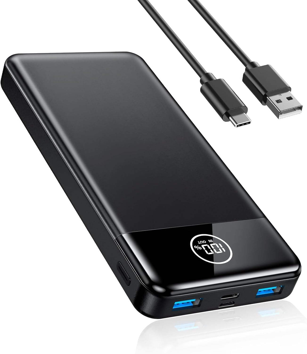 Power Bank Fast Charging 26800mAh, Portable Charger PD22.5W, PD3.0 QC4.0 USB-C/USB-A Output, Phone Battery Pack for iPhone 16 15 14 13 Plus Pro Max Mini, Glaxy