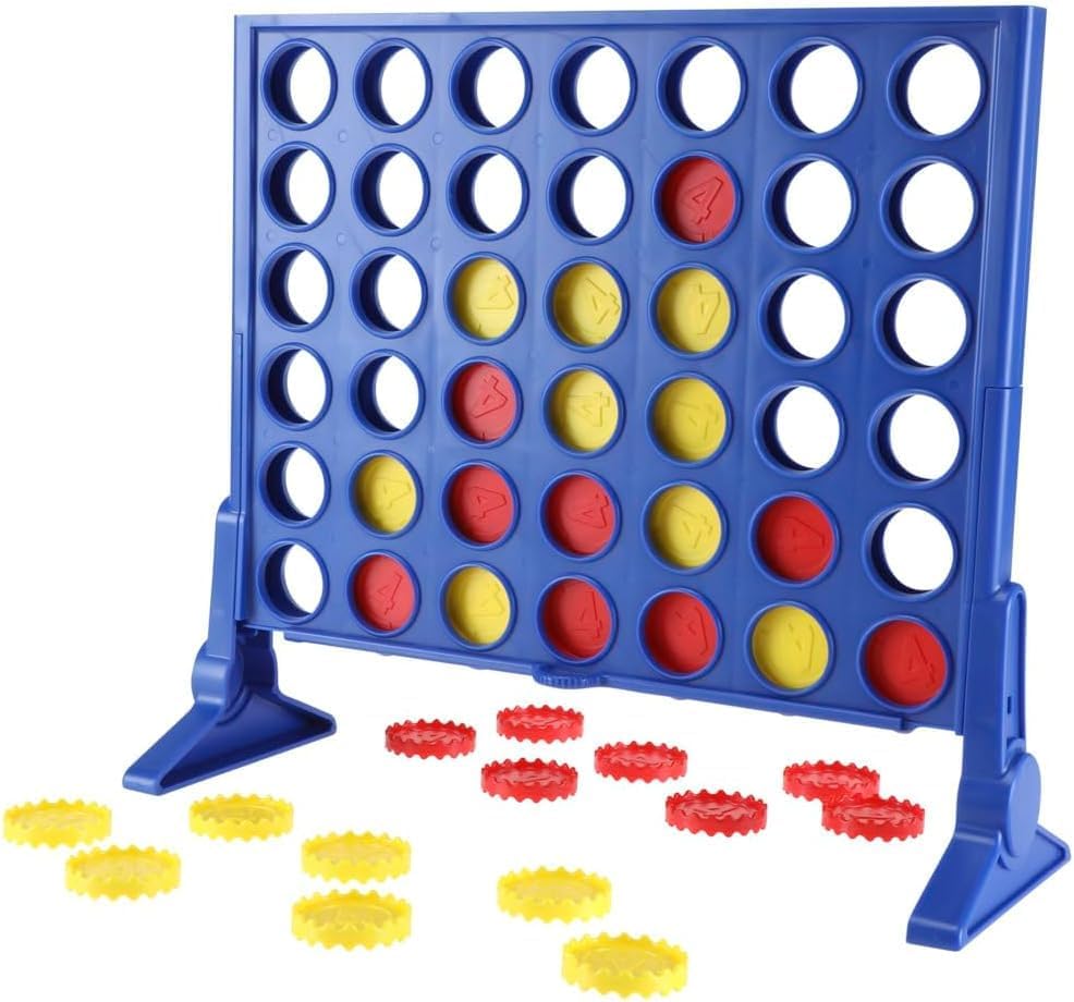 Connect 4 Strategy Board Game, Games for Kids Aged 6+, 4 in a Row