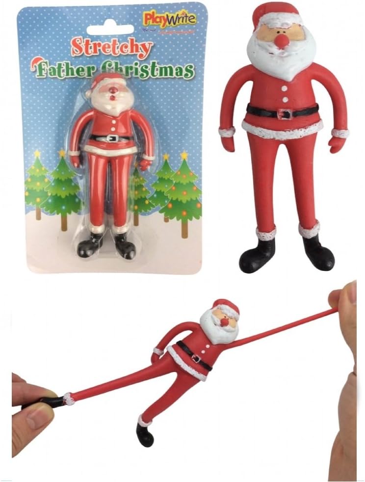 MBB Stretchy Father Christmas - Fun Present Stocking Filler - Secret Santa Gift