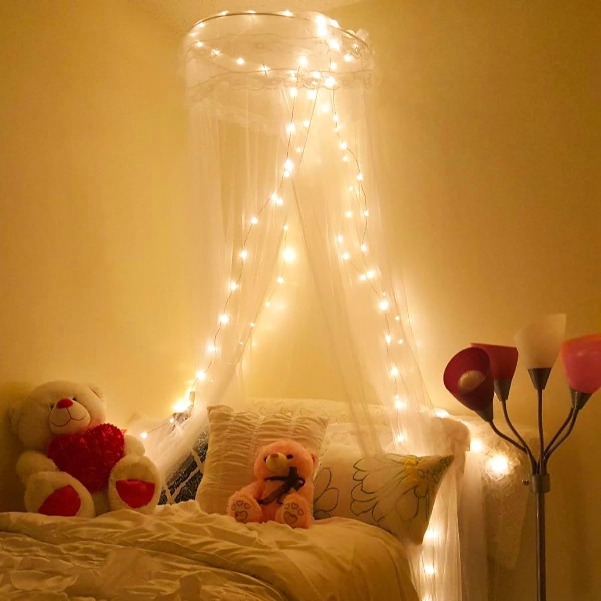 Lepro Fairy Lights Plug in, 10m 100 LED Copper Wire Fairy Lights, 33ft Warm White Christmas Tree Lights, Fairy String Lights Mains Powered for Christmas Decorations, Bedroom, Party, Wedding and More