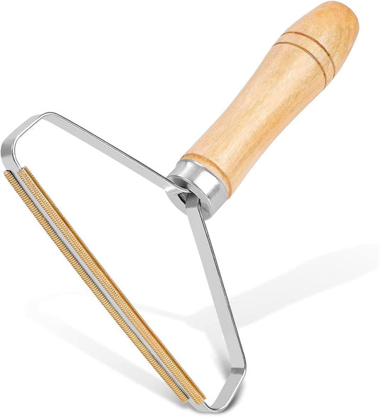 Portable Lint Remover - Carpet Scraper, Lint Cleaner, Pet Hair Remover, Clothes Fuzz Shaver, Reusable Double Sided Lint Remover Easy to Removing Lint Pet Hair Dust in Clothes and Furniture 1 Pack