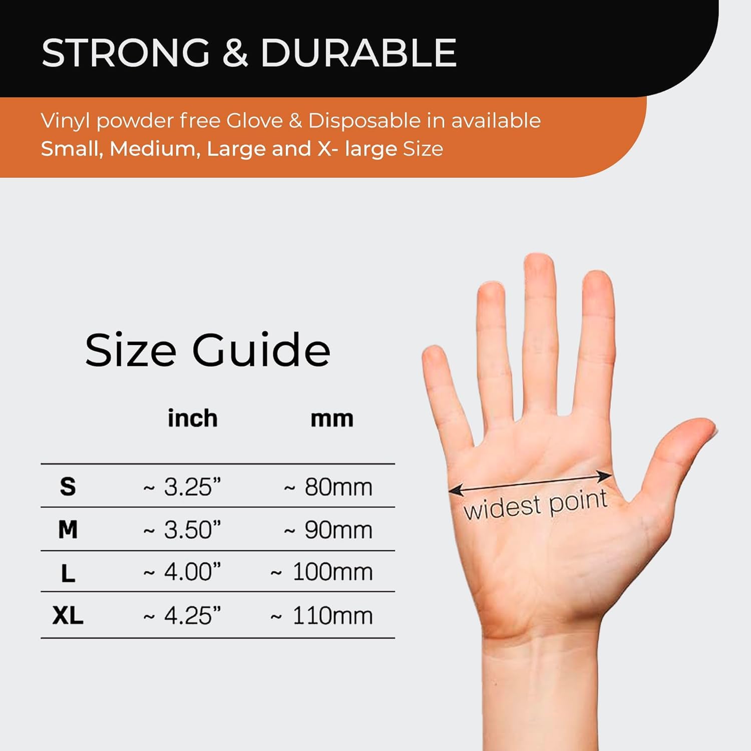 K-MART Clear Vinyl Gloves, packaging may vary - 100 Count - Clear (100, Medium)