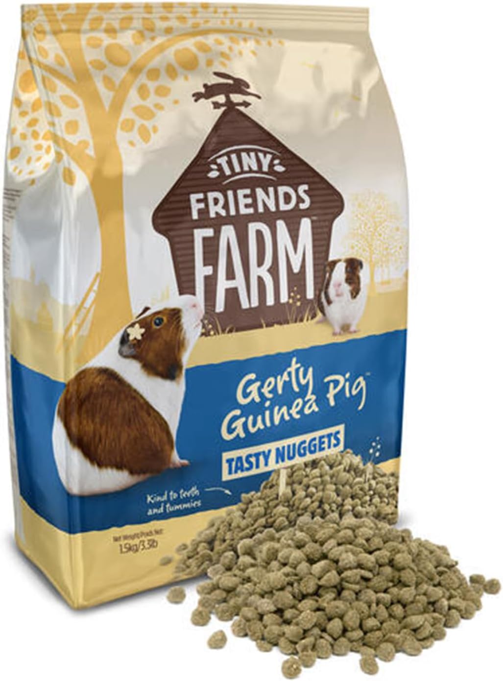 Supreme Petfoods Tiny Friends Farm Gerty Tasty Nuggets, Guinea Pig, 1.5 kg