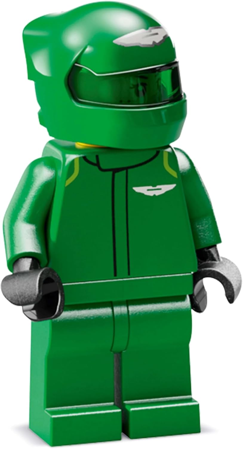LEGO Speed Champions Aston Martin Aramco F1 AMR24 Race Car Toy with a Collectible Formula 1 Driver Minifigure - Model Kits for 10+ Year Old Boys & Girls or Adult Motorsport Fans 77245
