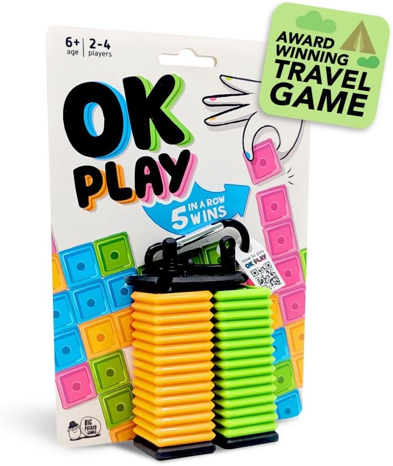 OK Play – Fun, Fast & Strategic Game for Kids & Adults | Perfect Outdoor Travel-Friendly Board Game for 2–4 Players & Garden Parties.