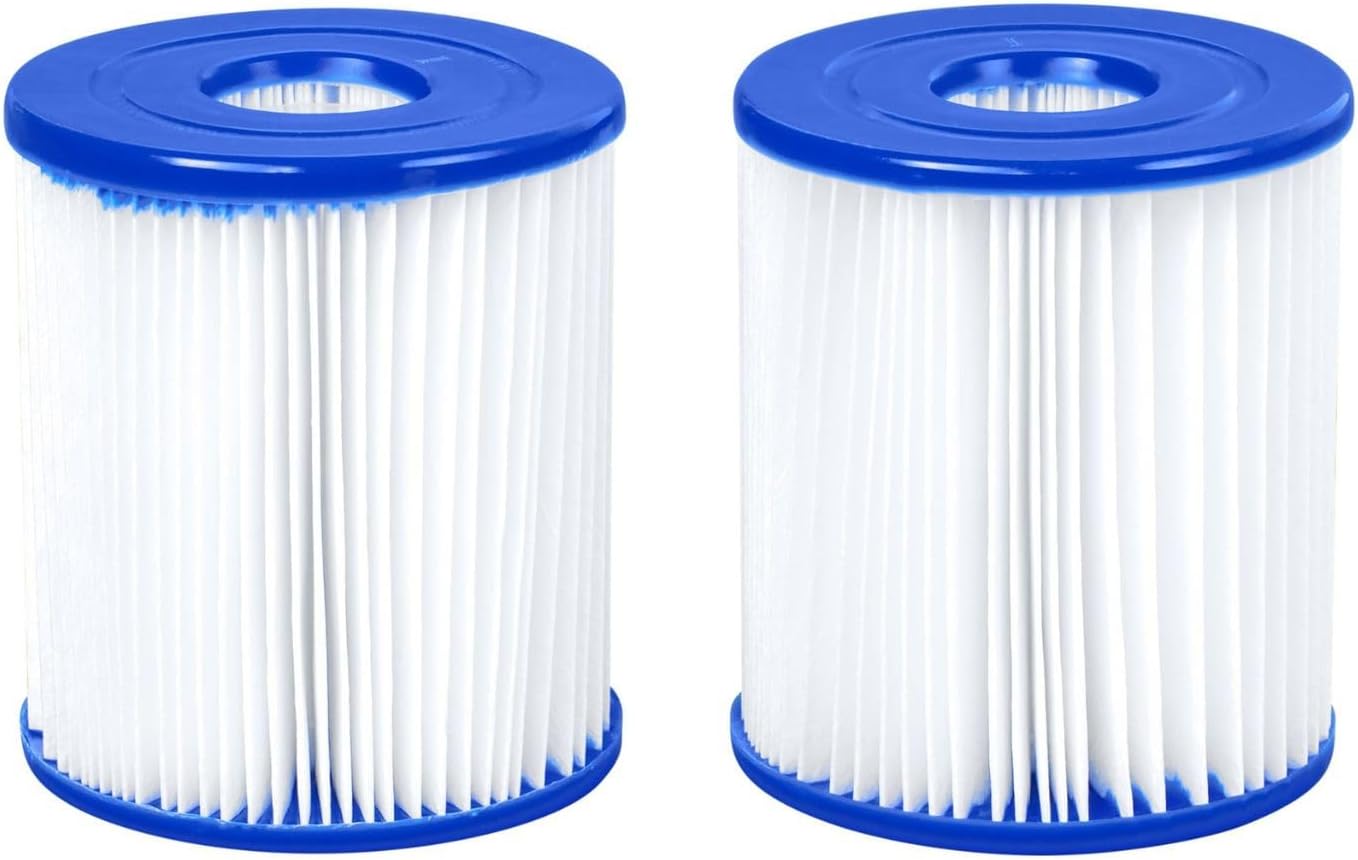 Bestway 58093-17 Size I Filter Cartridge for Pools, Blue/white, 3.1 x 3.5 Inch, Twin Pack