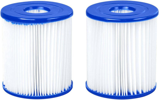 Bestway 58093-17 Size I Filter Cartridge for Pools, Blue/white, 3.1 x 3.5 Inch, Twin Pack