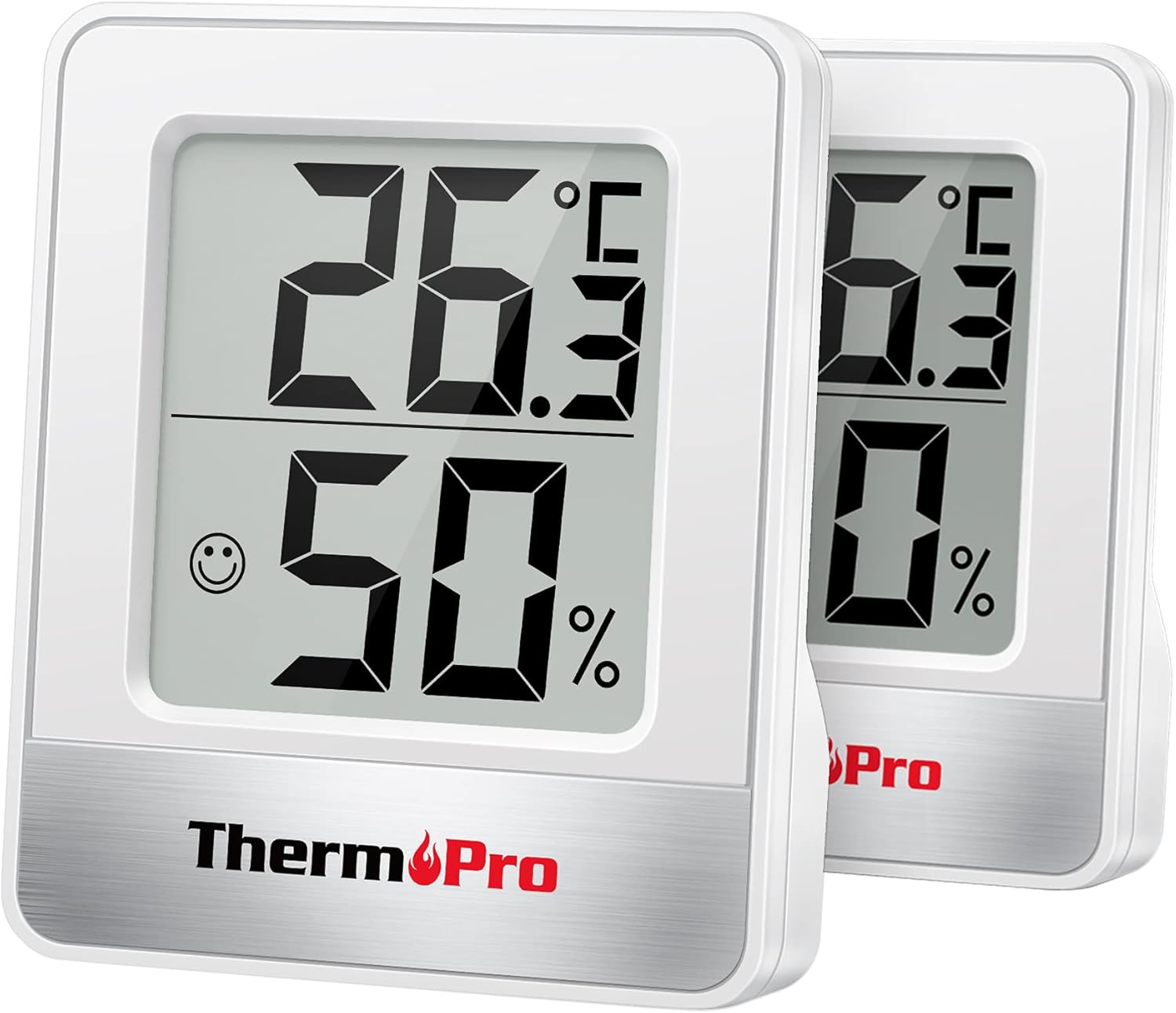 ThermoPro TP49-2 Digital Room Thermometer Indoor Hygrometer Mini Temperature Monitor Humidity Meter for Home Office Air Comfort Thermo Hygrometer