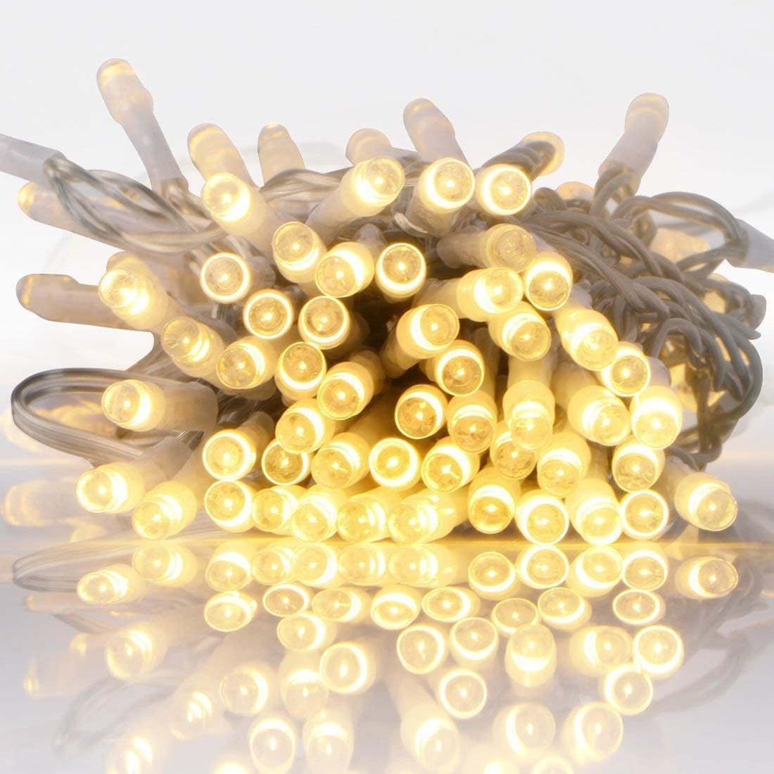 HHMTAKA Fairy Lights with 40 Warm White LEDs on 6m of Clear Cable