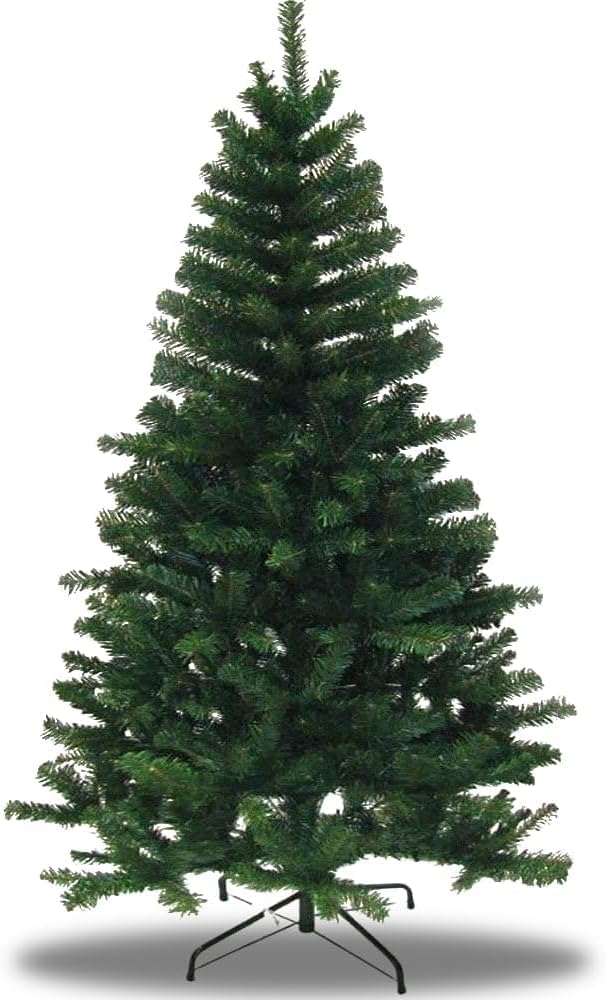 Classic Artificial Realistic Natural Branches Pine Christmas Tree Xmas Green-Unlit 4FT, 5FT, 6FT,7FT