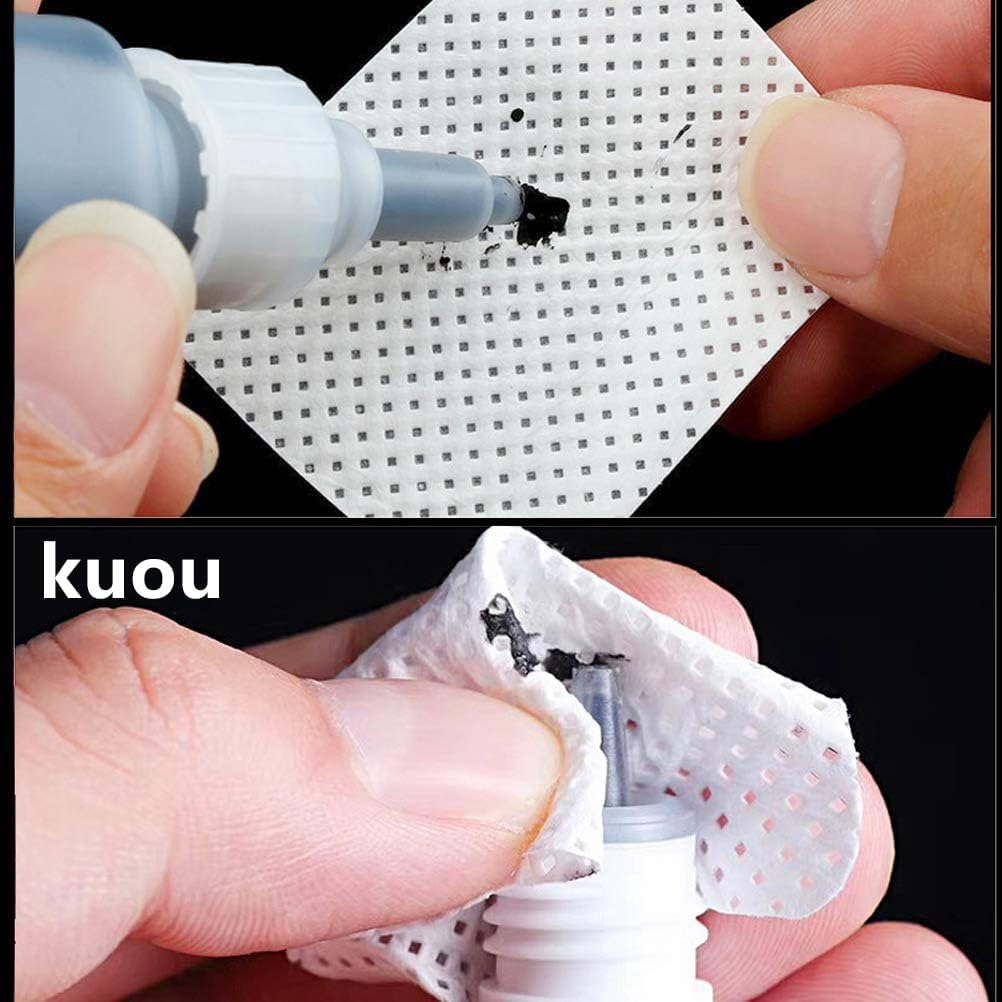 300 Pcs Lint Free Wipes For Nails, Nail Wipe Pads Lint Free Wipe Nail Art UV Gel Polish Absorbent Remover Wipes for Diy Nails