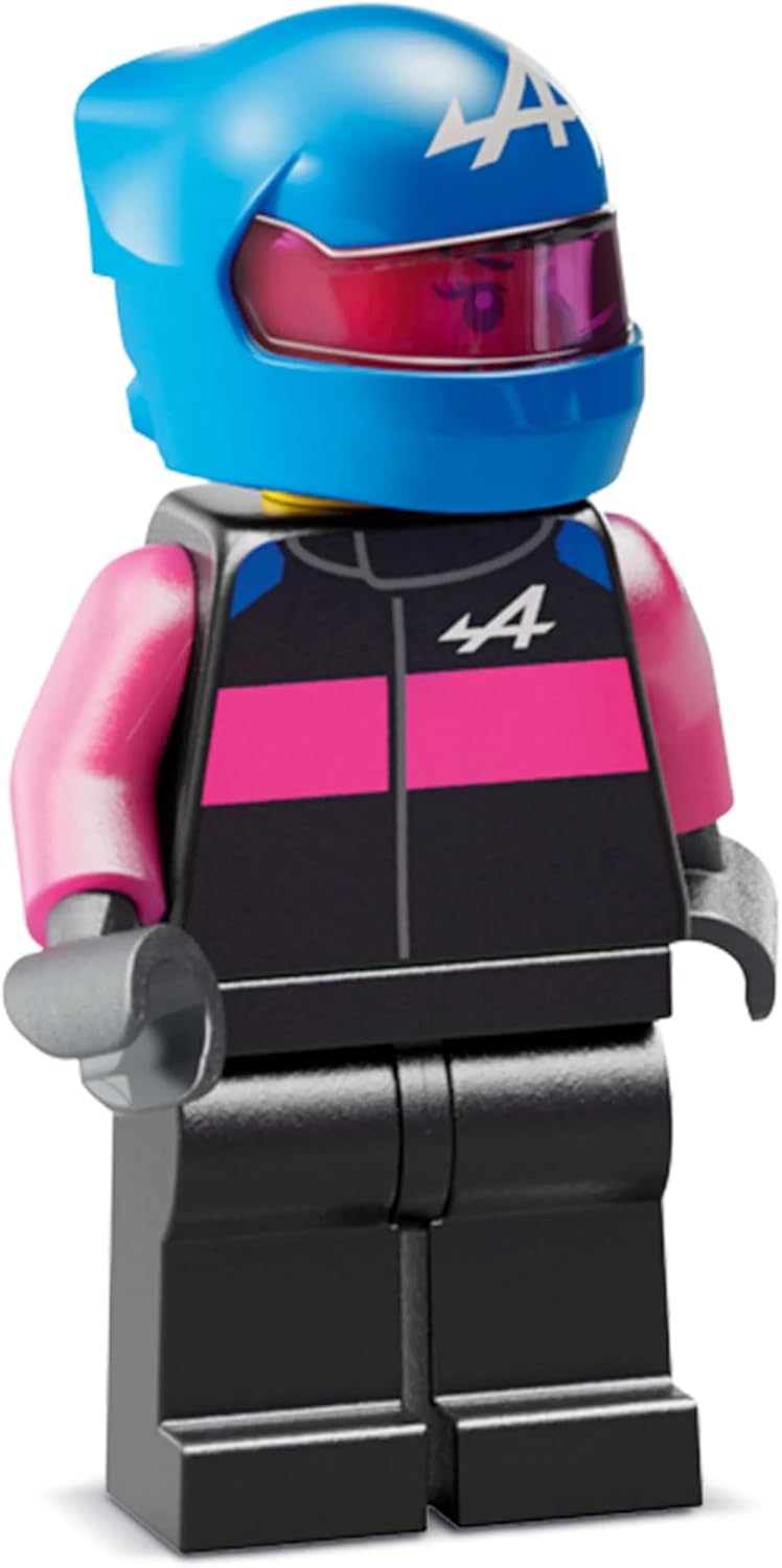 LEGO Speed Champions BWT Alpine F1 Team A524 Race Car Toy with a Collectible Formula 1 Driver Minifigure - Model Kits for 10+ Year Old Boys & Girls or Adult Motorsport Fans 77248