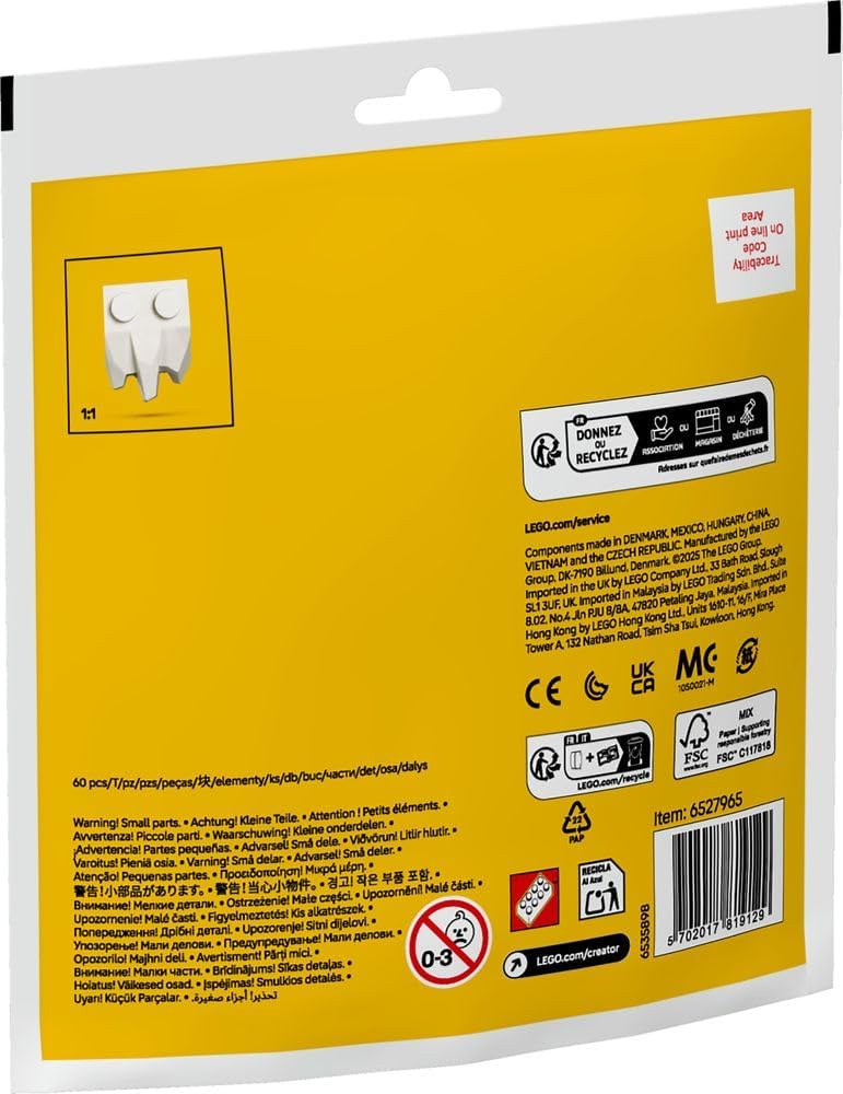 LEGO Creator Christmas Chimney Fun with Santa, 30692, Holiday Building Set, 60 Pieces, Paper Bag