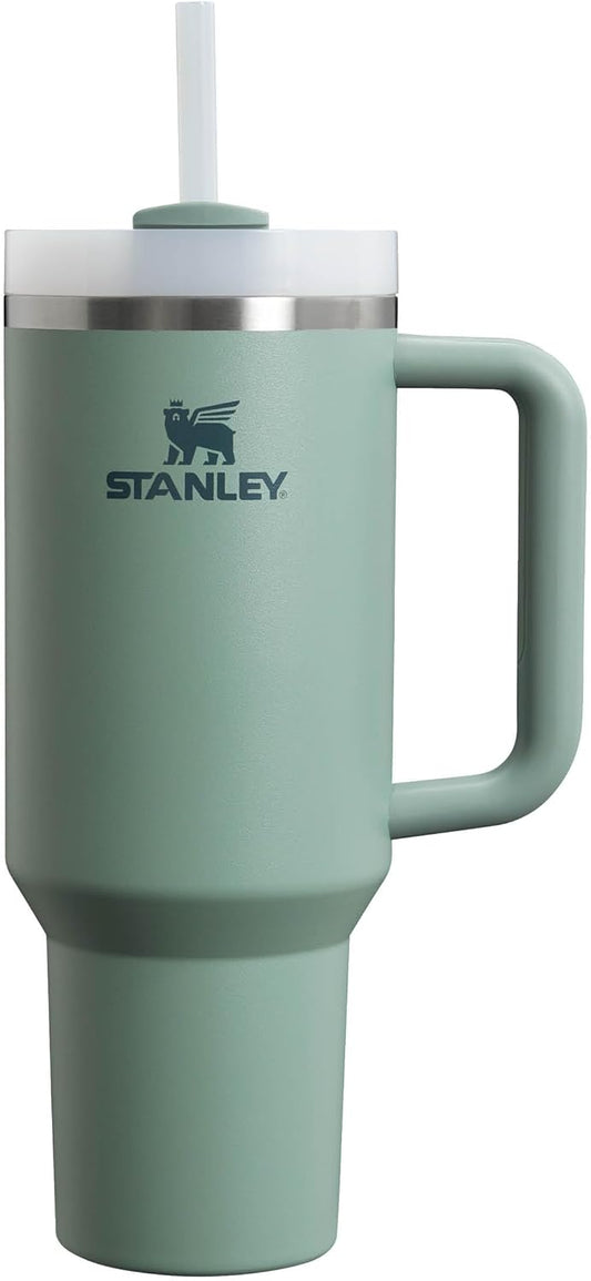 STANLEY Quencher H2.0 Flowstate Tumbler 1.2L - Cold for 11 Hours - Iced for 48 Hours - Metal Water Bottle with Straw, Handle and Lid - Dishwasher Safe - Travel Mug for Cold Drinks