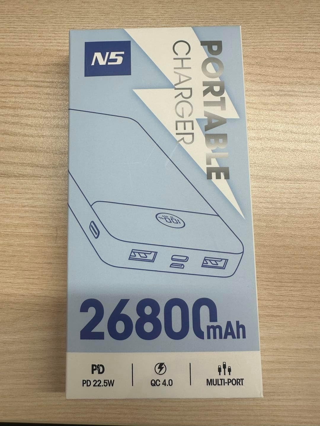 Power Bank Fast Charging 26800mAh, Portable Charger PD22.5W, PD3.0 QC4.0 USB-C/USB-A Output, Phone Battery Pack for iPhone 16 15 14 13 Plus Pro Max Mini, Glaxy