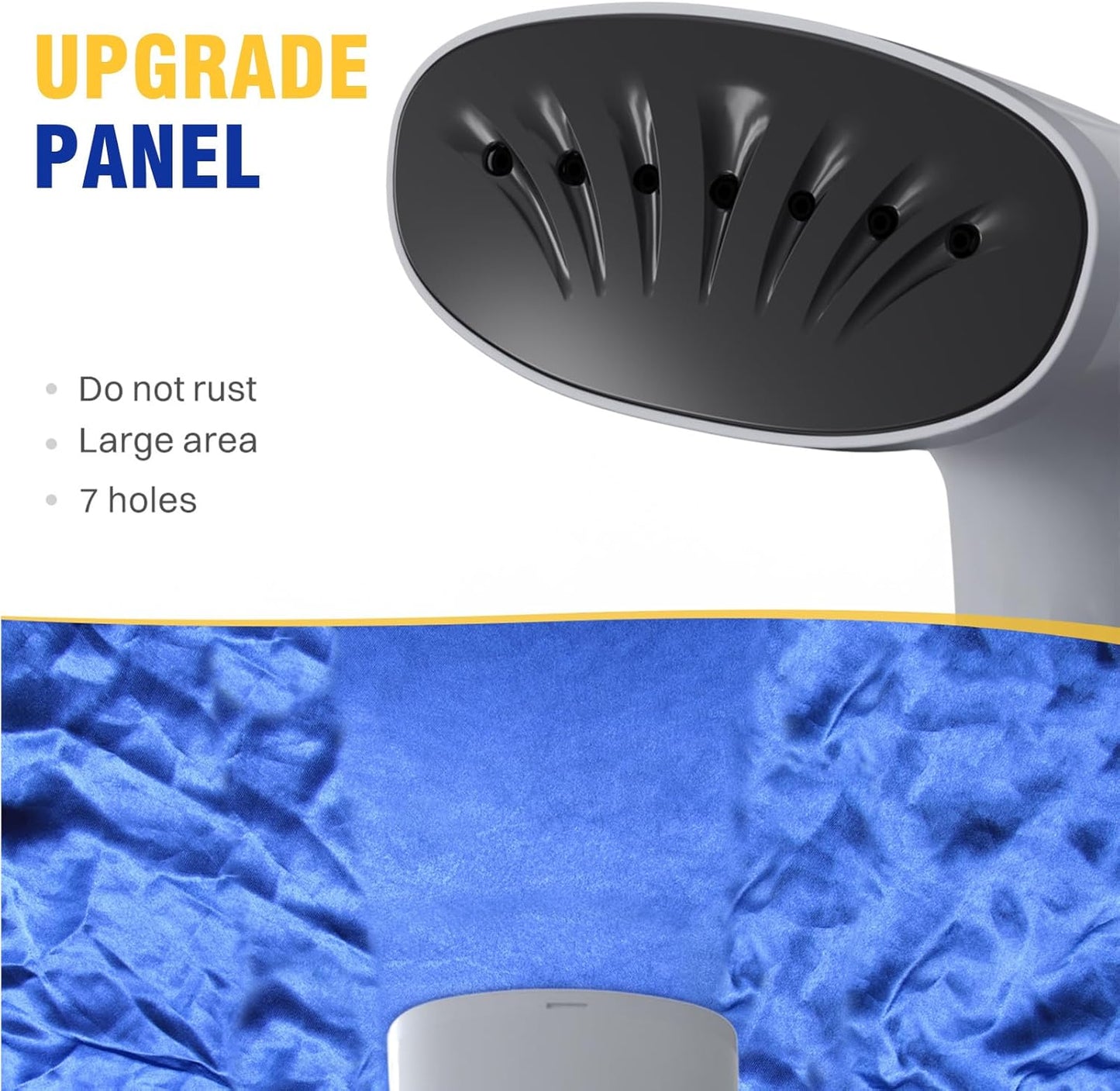 Rolipo Clothes Steamer, Handheld Garment Steamer for Clothes, 30g/min Powerful Steam, 400ml Water Tank, 2.1m Cord, Portable Steamer for Home, Travel and Office