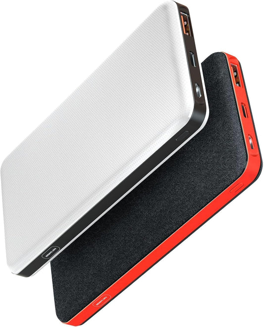 2-Pack Portable Power Bank – 10,600mAh with USB-C Input/Output & 2.4A Fast Charging – Compatible with Smartphones and More