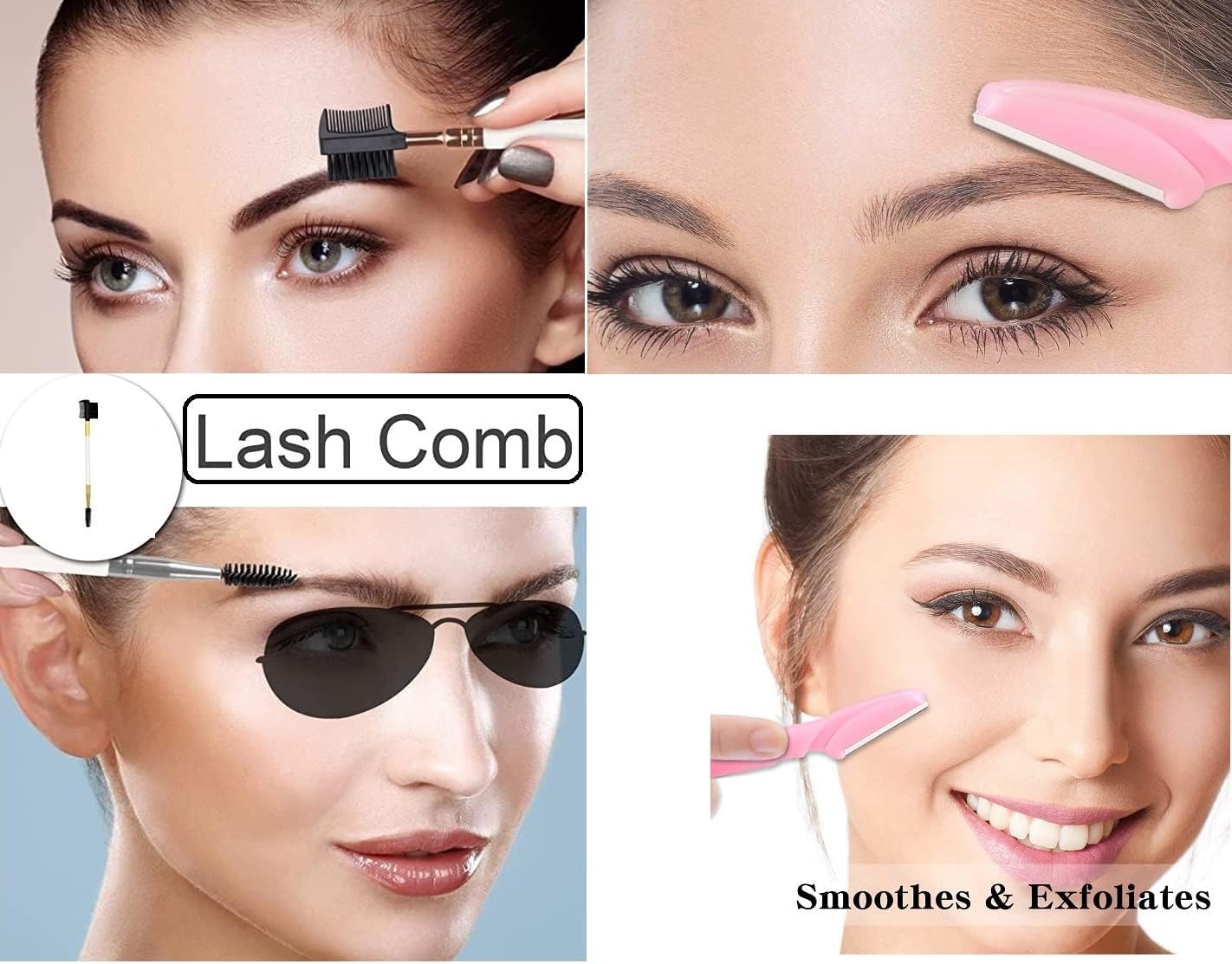 21PCS Face Razor Dermaplaning Blades for Face Eyebrow Razor Facial Hair Remover Face Razors, Exfoliating Dermaplaning Tool Blades Shaver Trimmer Shaper for Women and Men (21)