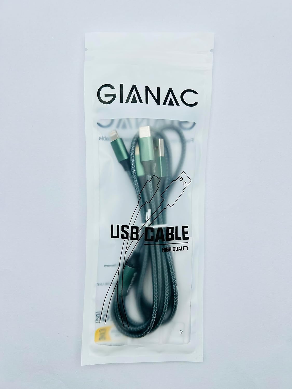 Multi Charger Cable, 4 in 1 Charger Cable [1.2M] Multiple USB Cable Nylon Braided with Micro USB Type C Lightning Cable Connector for iPhone, Android Galaxy, Huawei, Nexus, Nokia,LG, Sony, PS4-Green