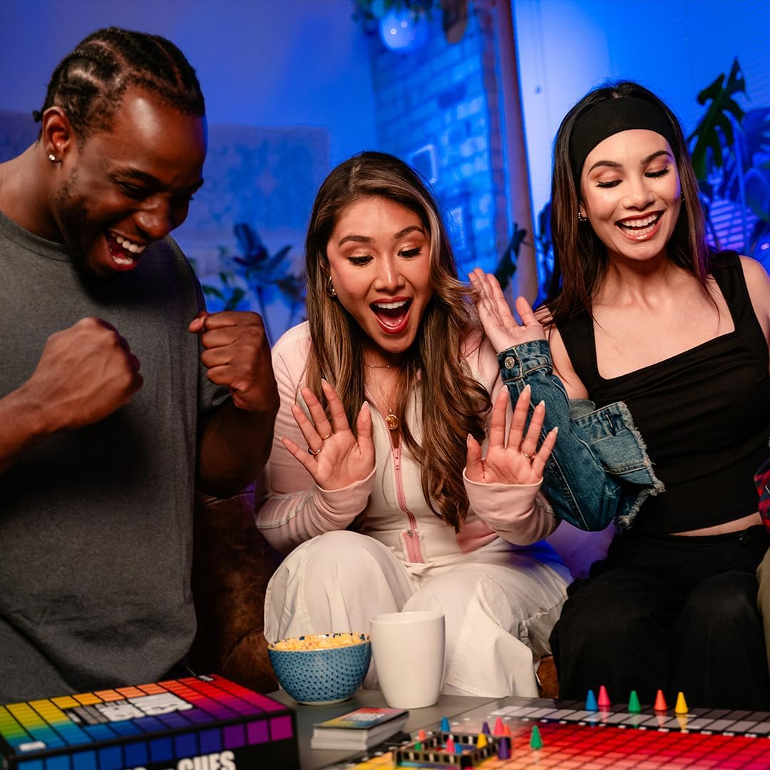 USAopoly | Hues and Cues | Guessing Board Game | Ages 8+ | 3-10 Players | 30 Minutes Playing Time