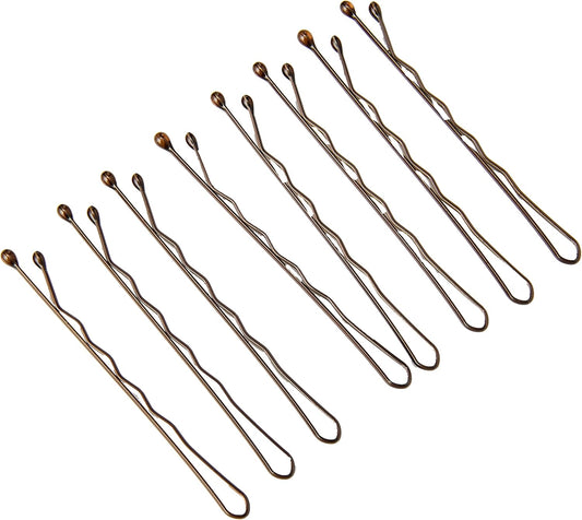 LA MODA HAIRGRIPS MEDIUM BROWN