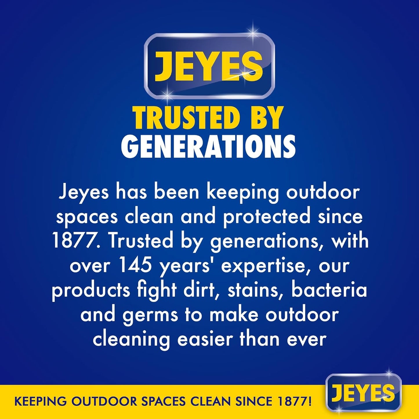 Jeyes 4 In 1 Patio & Decking Cleaner (4 Litre). Patio Cleaner Fluid for Paths, Drives, Decking & Fencing - Outdoor Disinfectant Liquid or Pressure Washer Detergent - Tackles Dirt, Algae & Stains