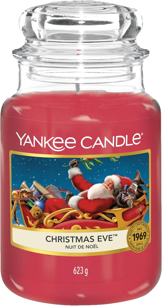 Yankee Candle Scented Candle | Christmas Eve Large Jar Candle | Long Burning Candles: up to 150 Hours | Perfect Gifts for Women