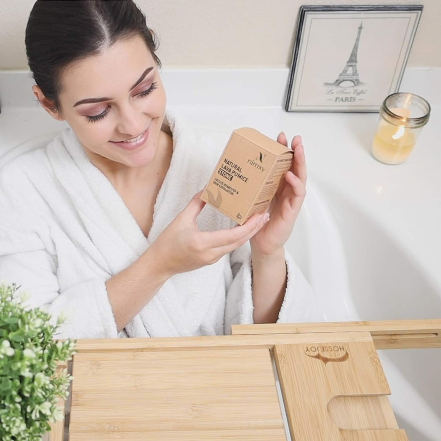 NIMXY Pumice Stone for Feet and Hands 2 Pcs – Foot Scrubber for Dead Hard Skin Removal – Natural Foot File and Callus Remover for Exfoliation