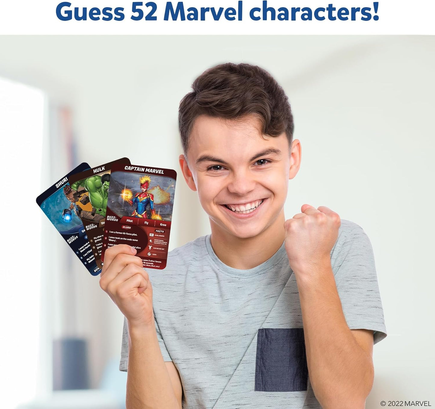 Skillmatics Guess in 10 Marvel, Card Games, Christmas Stocking Stuffers for Boys, Girls, Kids, Teens, Adults Who Love Avengers, Spiderman, Iron Man, Travel Toys, Gifts for Ages 8, 9, 10 and Up