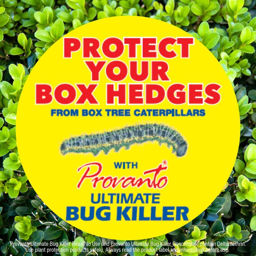 Provanto Ultimate Bug Killer, 1L - Fast Acting Bug Spray with Up To 2 Weeks Protection From Pests, Contact Insecticide for Indoor & Outdoor Plants