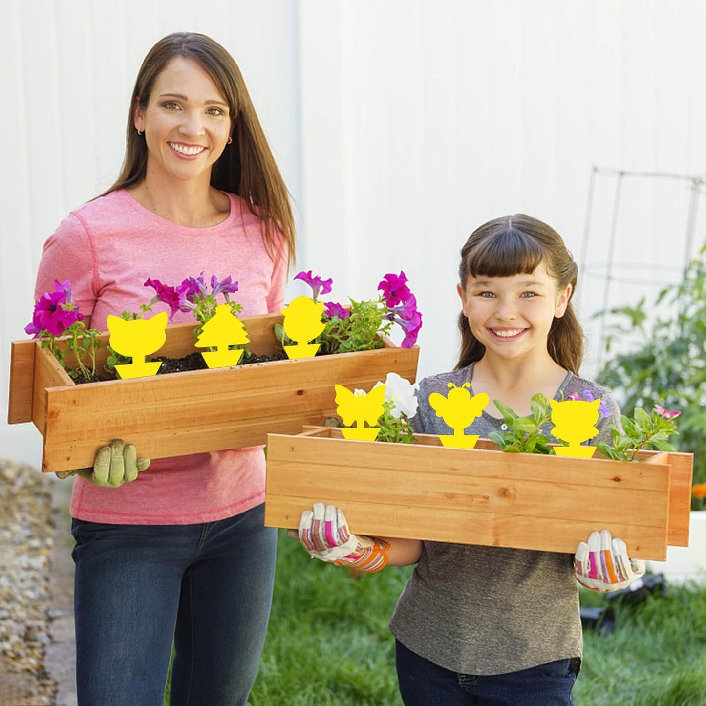 Blooven 60 PCS Fruit Fly Traps, Double-sided Fungus Gnat Sticky Catcher For Multiple Insects, Plant Fly Control Indoor (60 PCS Yellow)