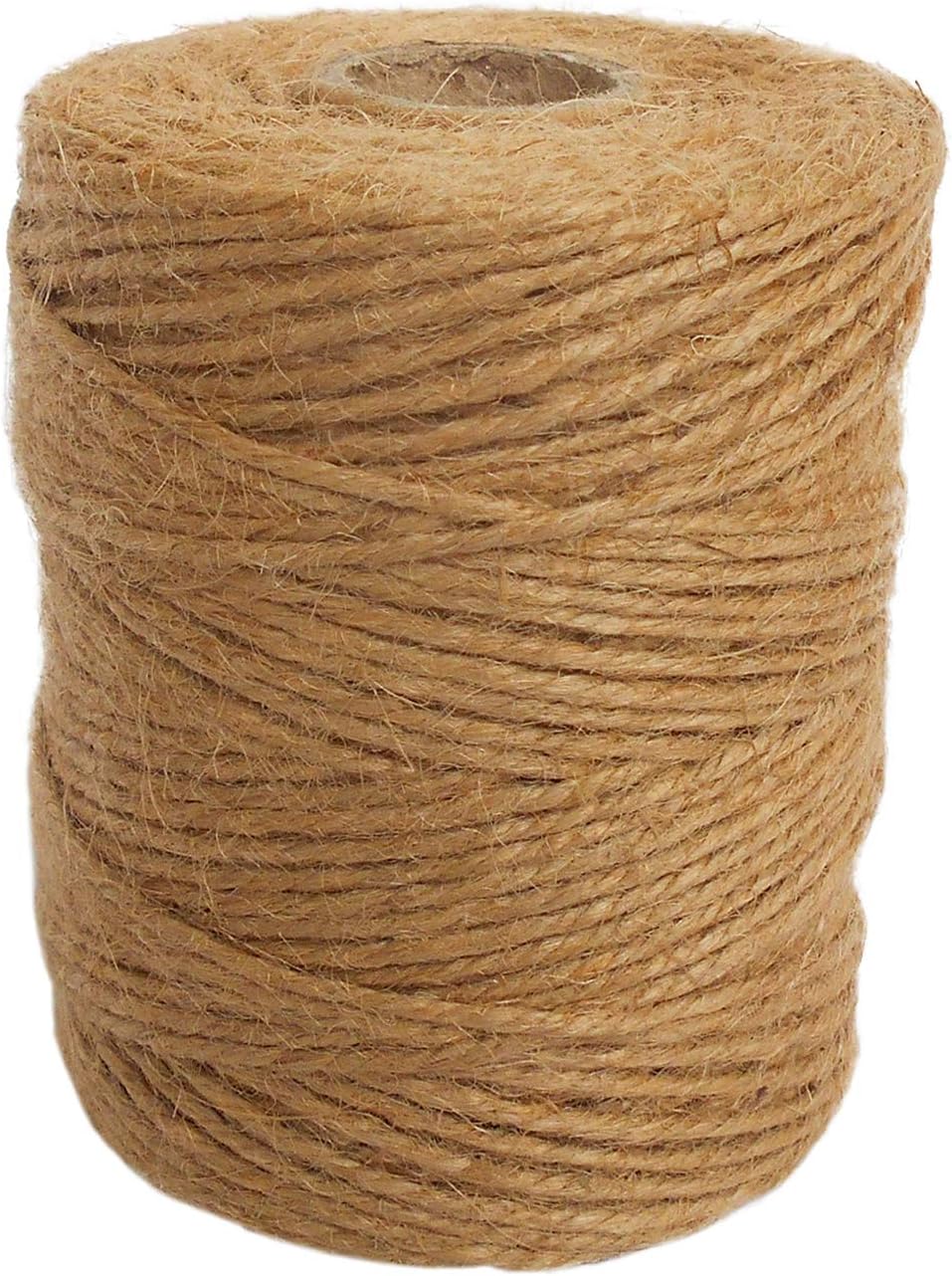ANSIO Jute Twine Biodegradable Garden Twine - 333 Feet / 101m Jute String, 3 Ply 2mm Thickness Jute Rope for Decoration, Garden, Floristry, DIY Arts, Bundling, Crafts & Wrapping - Brown (Pack of 1)