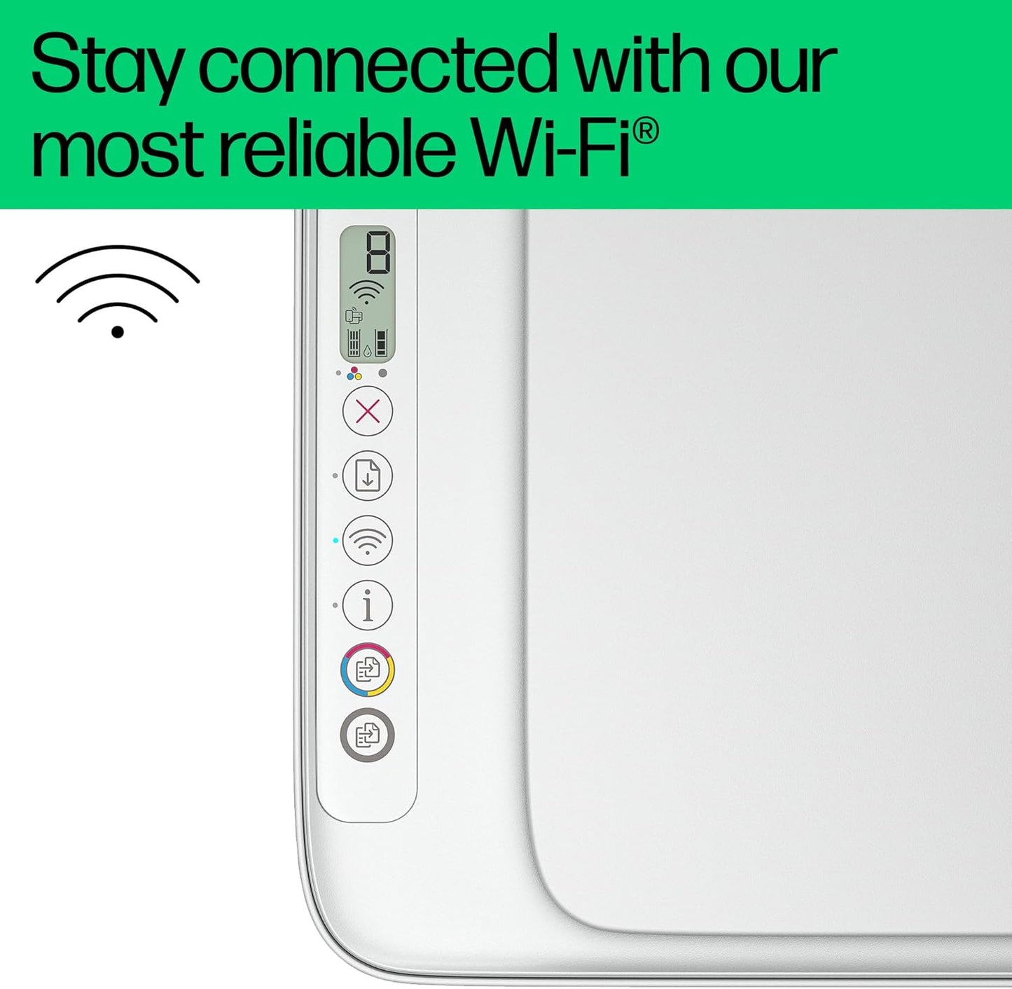 HP DeskJet 2810e All in One Printer | Perfect for Home | Colour | Wireless | Print, Scan & Copy | 3 Months of Instant Ink included Easy Setup & Reliable Wi-Fi | White