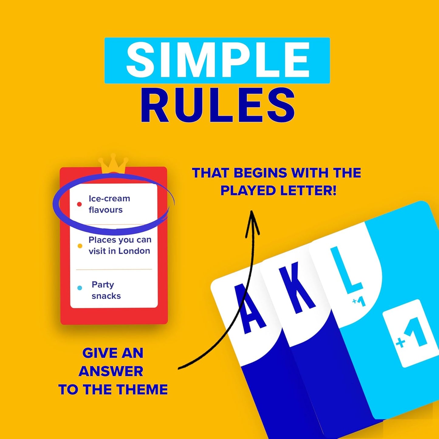 CRACK LIST – Fast-Paced Category Card Game | Ages 10+ | 2–8 Players | 30-Min Game | Fun for Families, Friends & Parties | Great Travel Game & for Game Nights | Kids & Adults