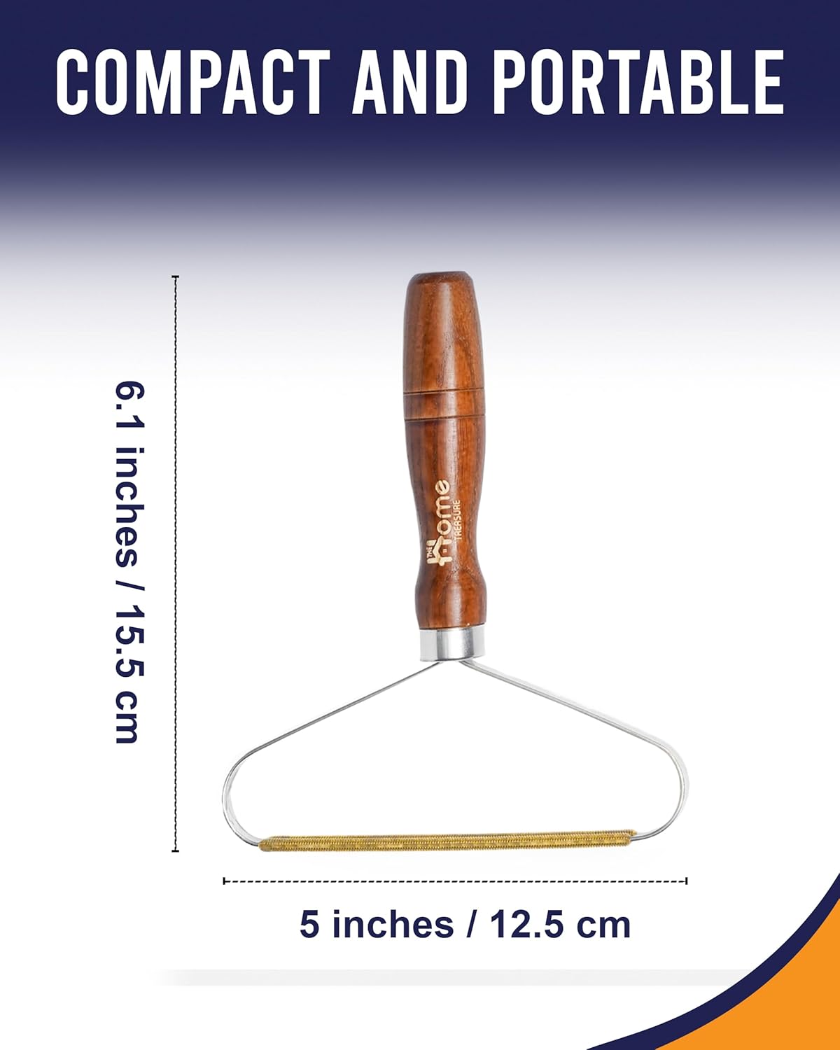 1 Pcs Double-Sided Carpet Scraper Tool & Lint Remover with Ergonomic Elegant Handle | Pet Hair Remover, Carpet Brush & Fabric Depiller for Clothes & Rugs Brush | Perfect for Homes, Cars & Workspaces