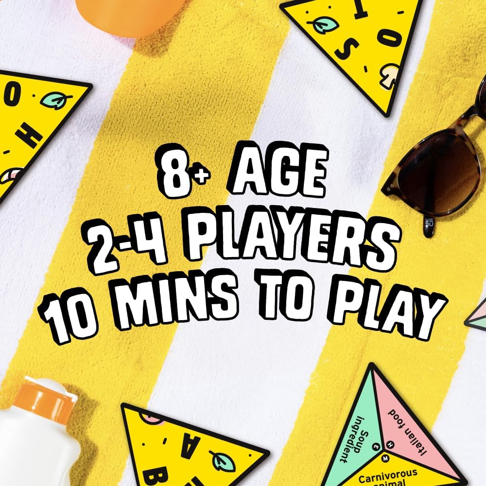 Big Potato P for Pizza Travel Game: Fast-Paced Family Card Game for Kids & Adults | Fits In Your Pocket - Play Outdoors