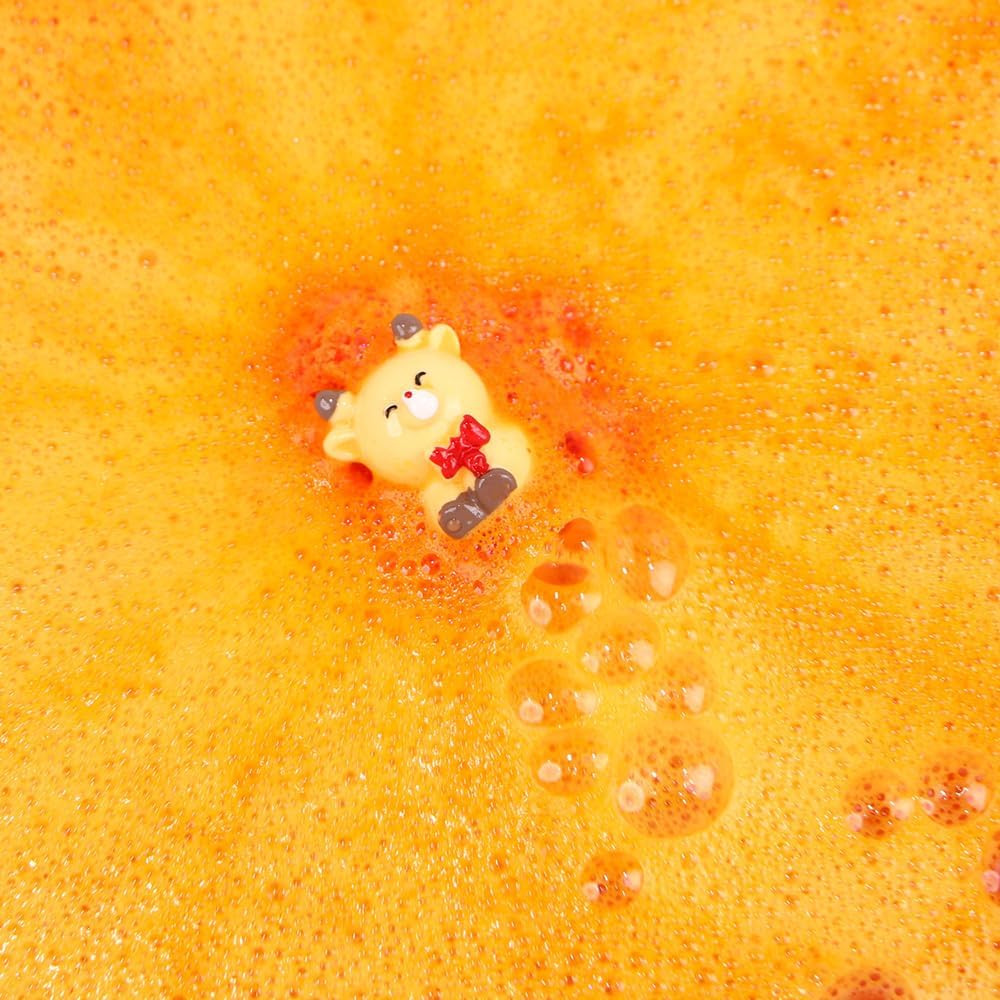 ZIMPLI - Large Santa Surprise Bath Bomb, Contains 6 Surprise Christmas Toys to Collect in Total, One per Baff Bomb, Stocking Filler for Boys Girls 4 5 6 7 8 9