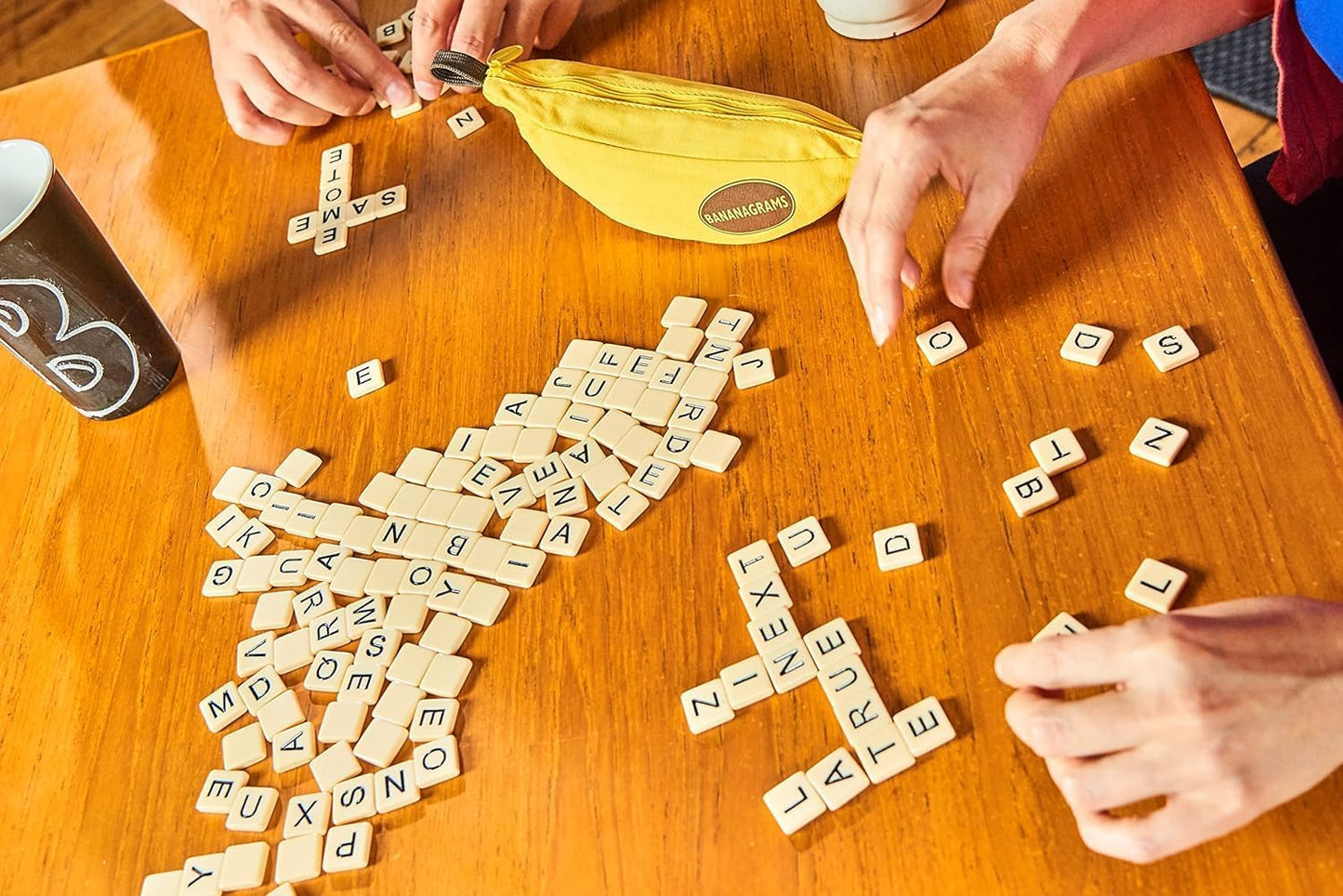 Bananagrams | Word Game | Ages 7+ | 2-6 Players | 15 Minute Playing Time, Yellow