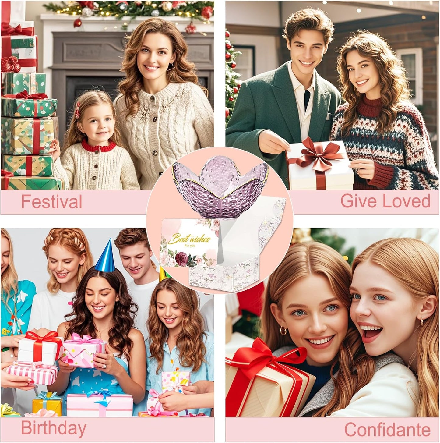 Gifts For Women Trinket Dish Unique Birthday New Home Gifts For Women Her Jewellery Tray Cute Room Decor Aesthetic Bedroom Accessories Ring Dish Holders Small Friendship Christmas House Warming Gifts