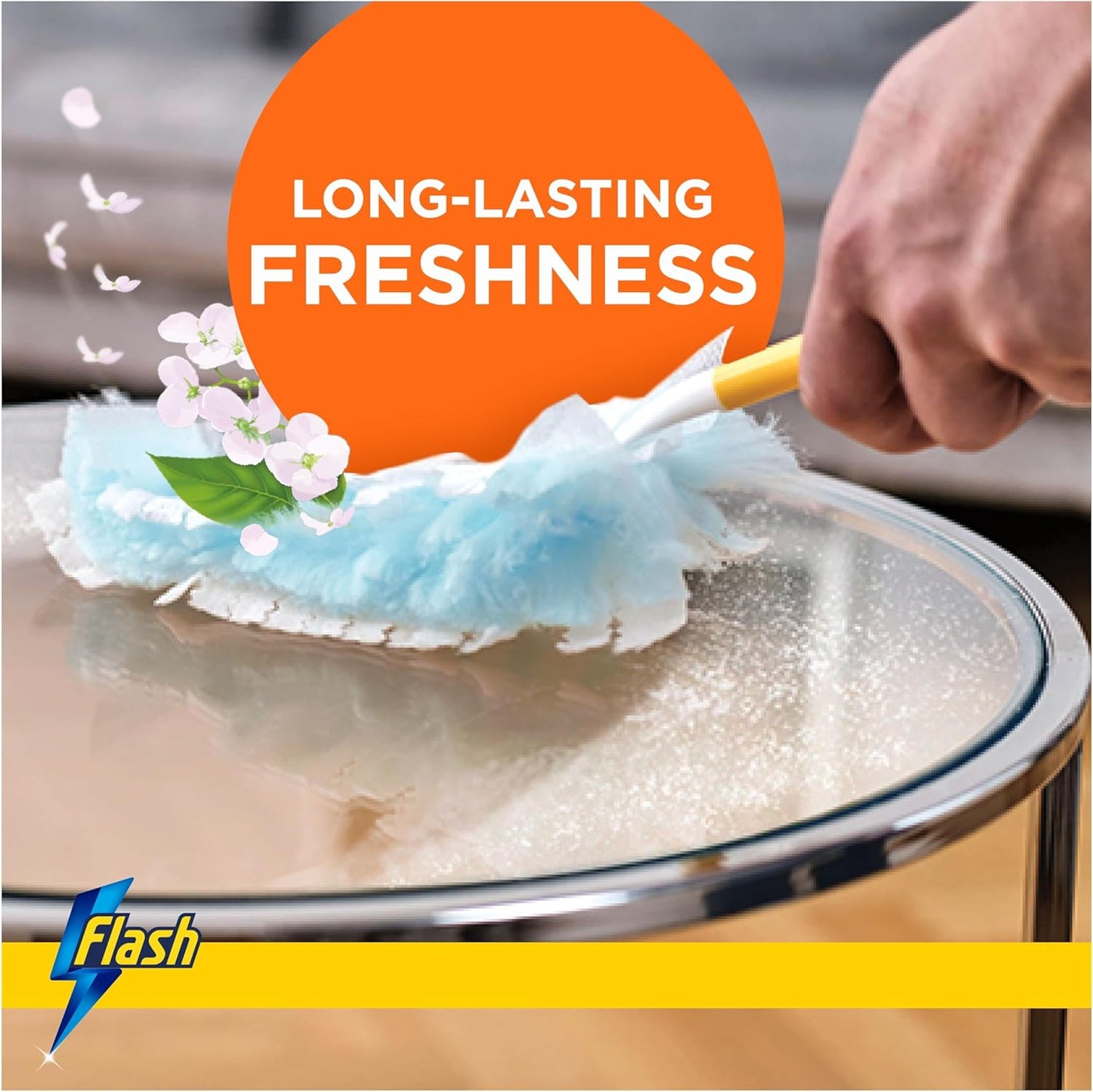 Flash Dust Magnet Mrs Hinch's Enchanted Wildflowers Duster Scented Refills 9ct, Traps & Locks Up Dirt & Hair In No Time