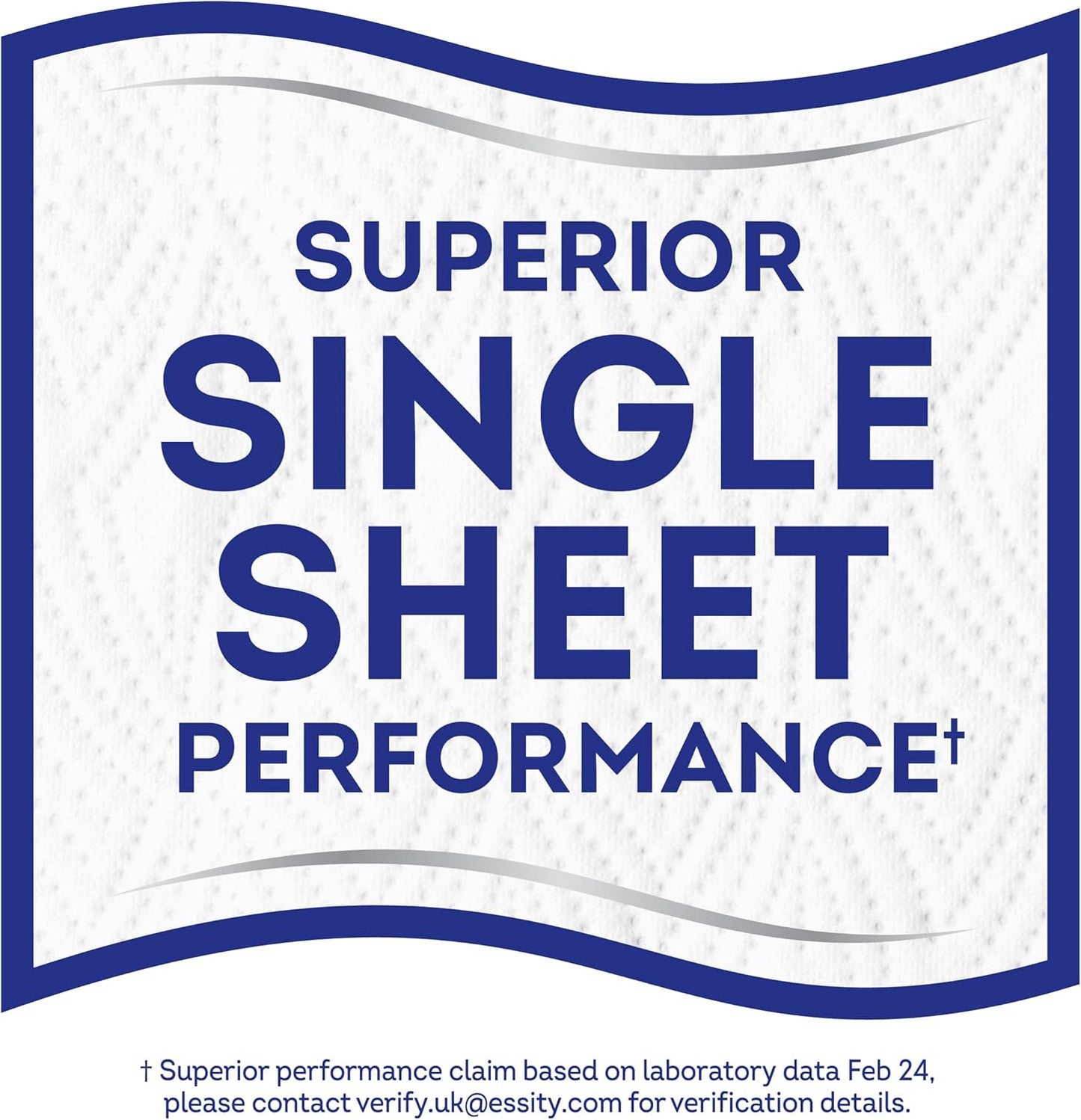 Plenty Kitchen Towel, 6 White Rolls, 600 Sheets of Kitchen Roll, 2-Ply Tissue