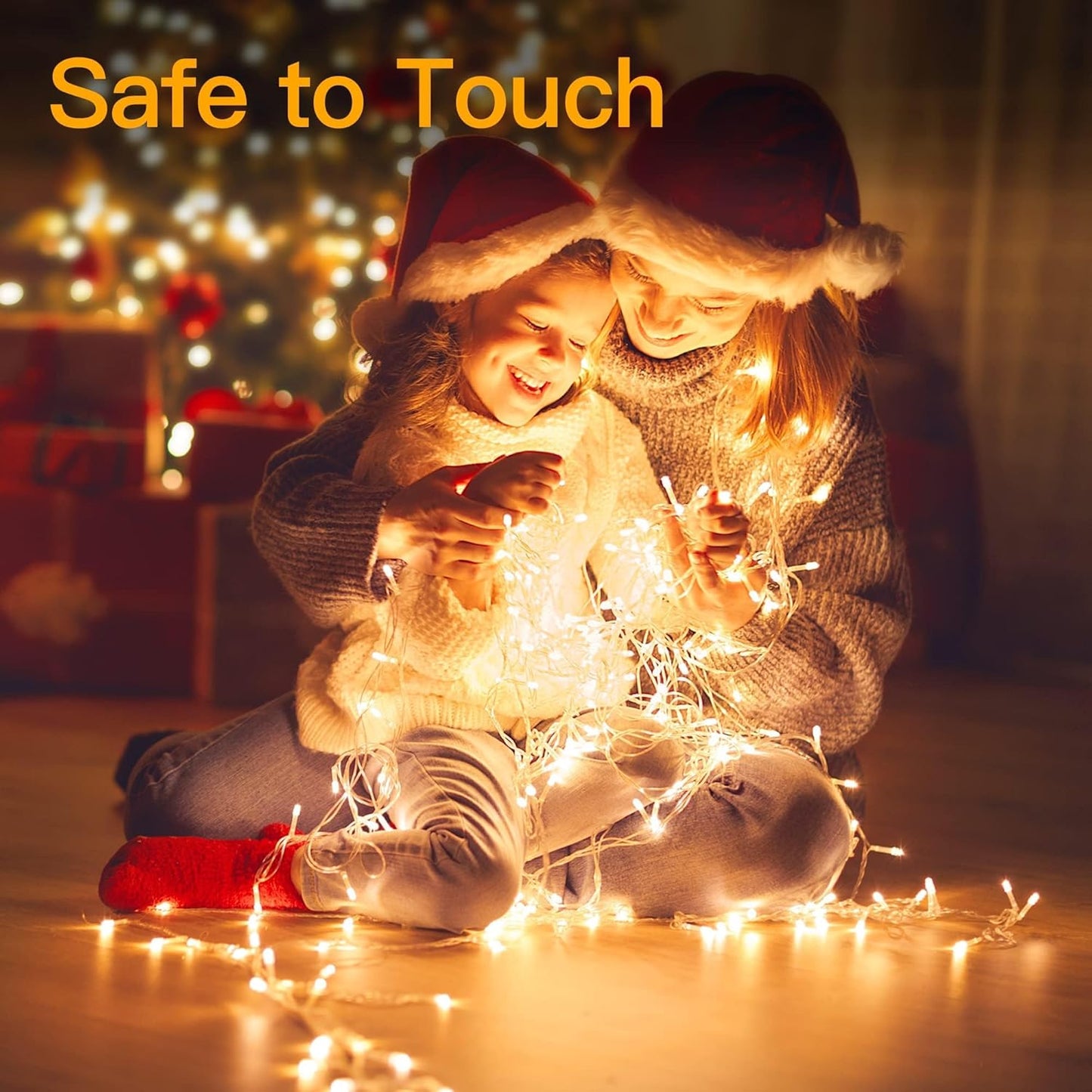 Ollny 10m 100 LED Fairy Lights Mains Powered, Outdoor Waterproof String Light with Remote/Plug/Modes/Timer, Bright Warm White Lighting Outside Indoor Garden Tree Decorations