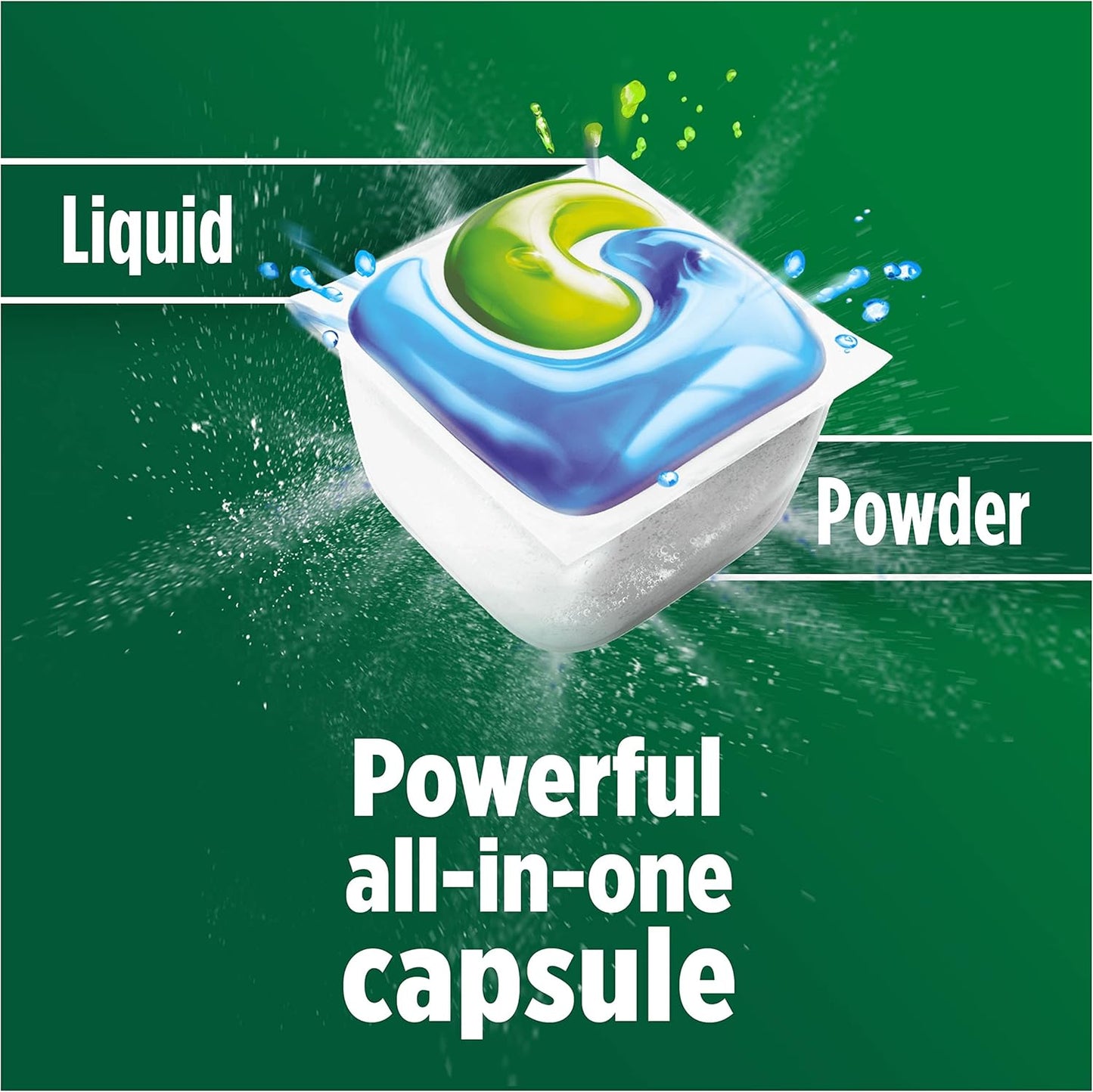 Fairy All-In-1 Original Dishwasher Tablets Bulk 70 Tablets, Effective Even On Dried-On Grease