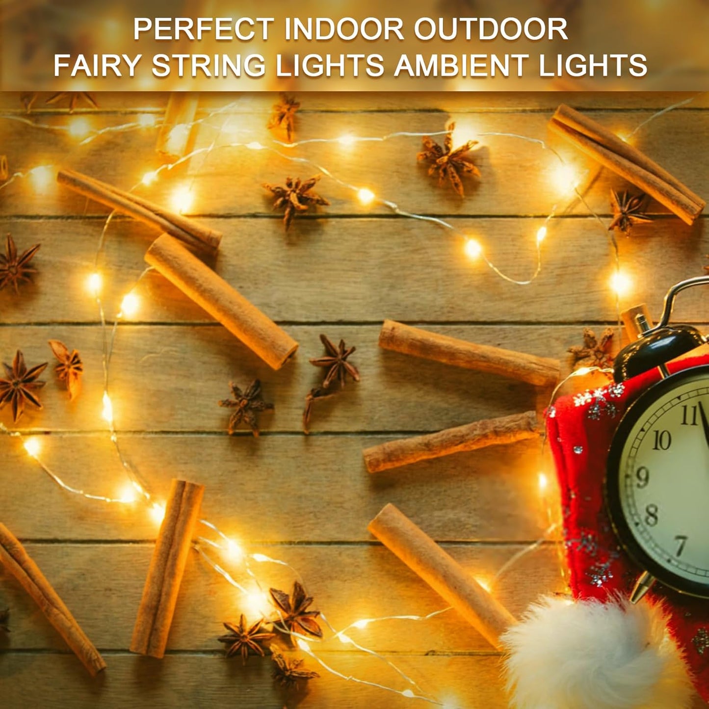 2 Pack Total 240LED/80FT Fairy Lights Battery Operated with Remote-8 Modes Battery Fairy Lights Waterproof, Indoor/Outdoor String Lights for Home Bedroom Party Christmas Tree Decor(Warm White)