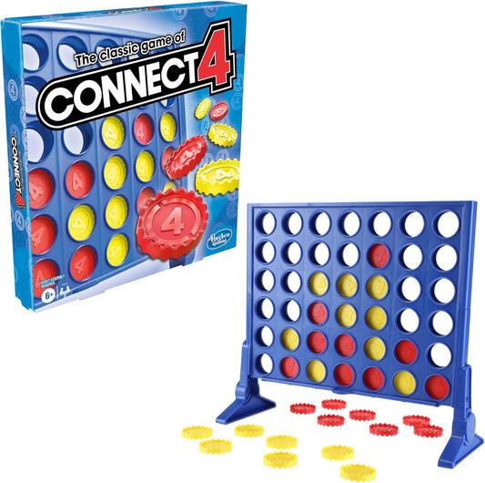 Connect 4 Strategy Board Game, Games for Kids Aged 6+, 4 in a Row