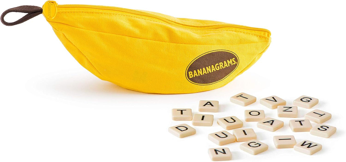Bananagrams | Word Game | Ages 7+ | 2-6 Players | 15 Minute Playing Time, Yellow