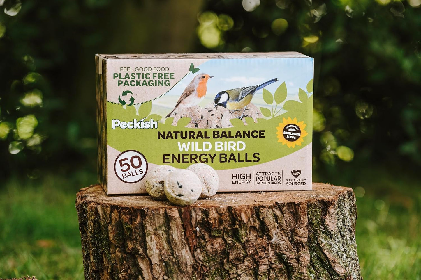 Peckish Natural Balance High Energy Fat Balls for Wild Birds - 50 fat ball Box