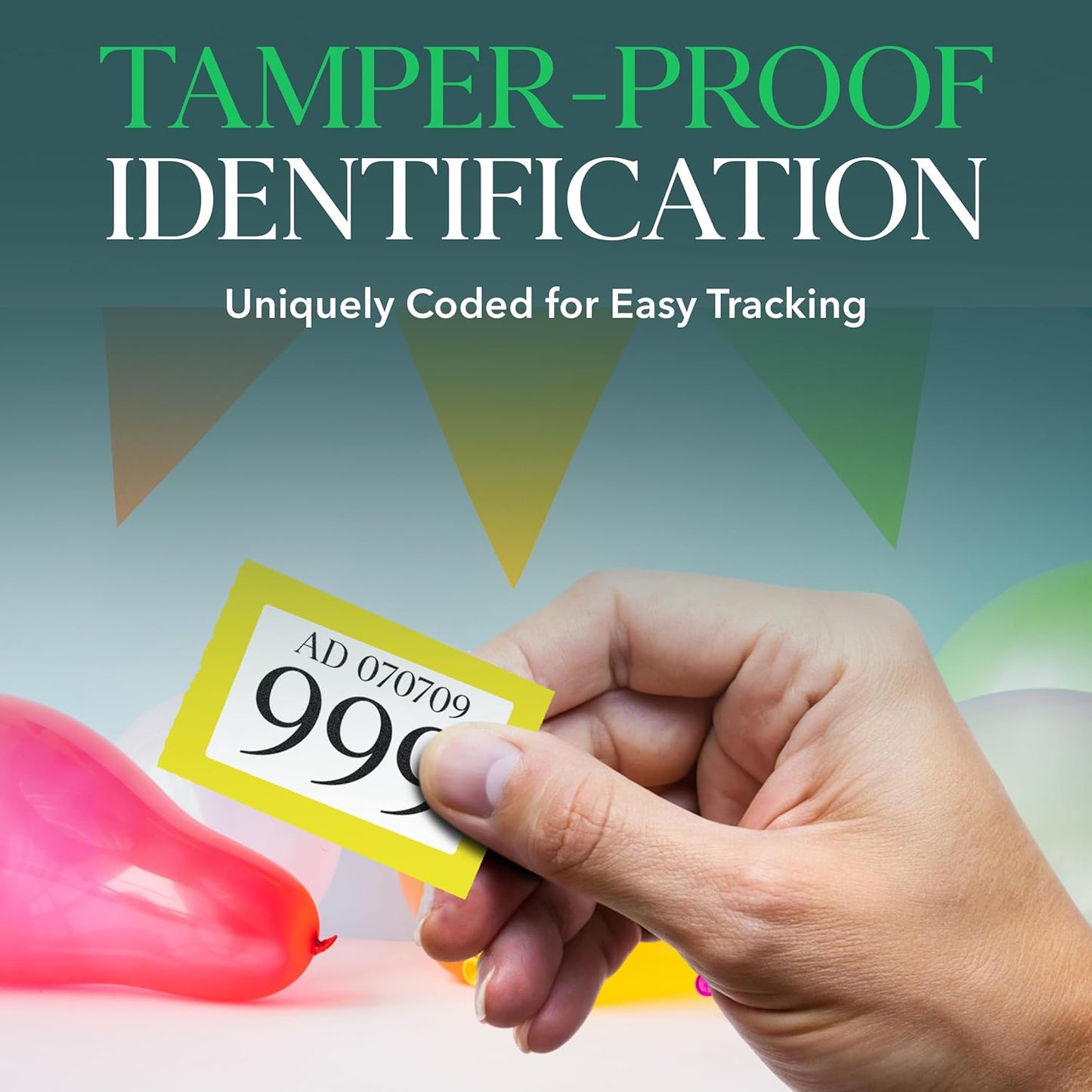 SIC ® 5-Pack Raffle Tickets Books 1-1000 – Cloakroom & Tombola Drum Tickets with Security Numbering – Numbered Raffle Books – Ideal for Fundraising, Prize Draws & Charity Events